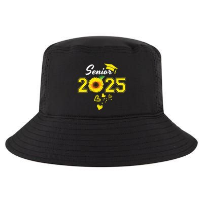 Funny Senior 2025 Funny Graduation Sunflower Class Of 2025 Cool Comfort Performance Bucket Hat