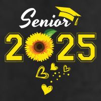 Funny Senior 2025 Funny Graduation Sunflower Class Of 2025 11oz C Handle Ceramic Mug