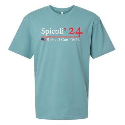 Funny Spicoli 24 Spicoli 2024 Relax I Can Fix It Sueded Cloud Jersey T-Shirt