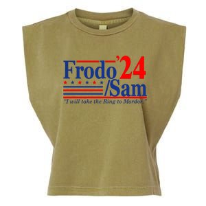 Frodo Sam 2024 Funny Movie Quote Garment-Dyed Women's Muscle Tee