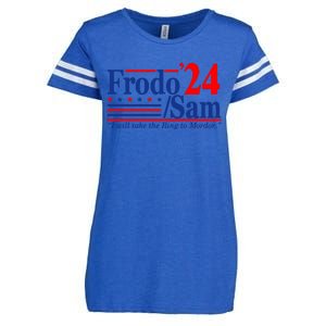 Frodo Sam 2024 Funny Movie Quote Enza Ladies Jersey Football T-Shirt