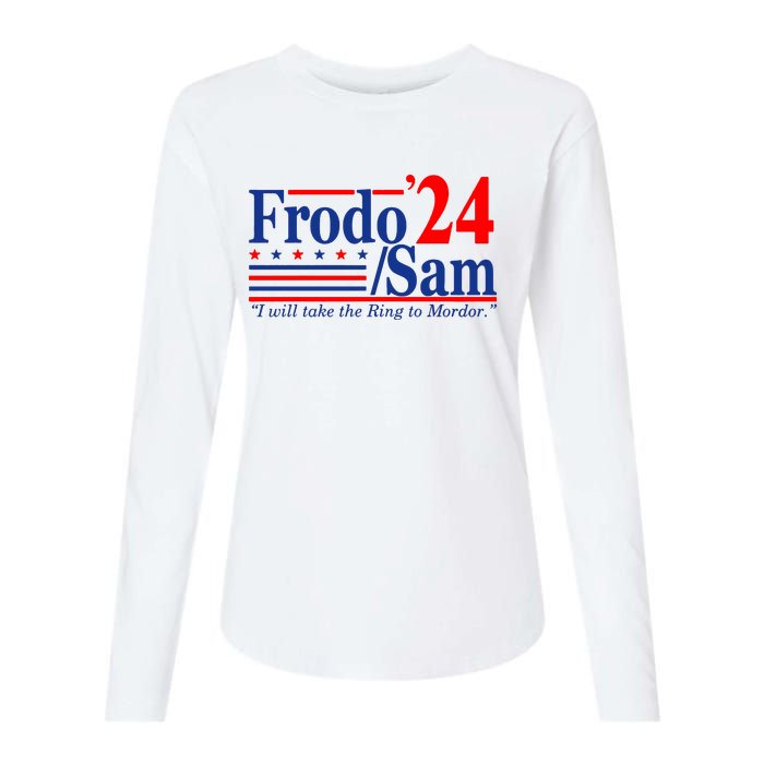 Frodo Sam 2024 Funny Movie Quote Womens Cotton Relaxed Long Sleeve T-Shirt