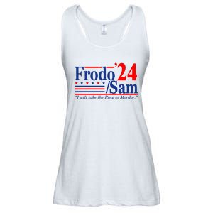 Frodo Sam 2024 Funny Movie Quote Ladies Essential Flowy Tank