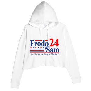 Frodo Sam 2024 Funny Movie Quote Crop Fleece Hoodie