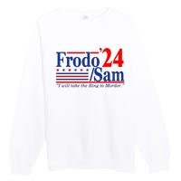 Frodo Sam 2024 Funny Movie Quote Premium Crewneck Sweatshirt