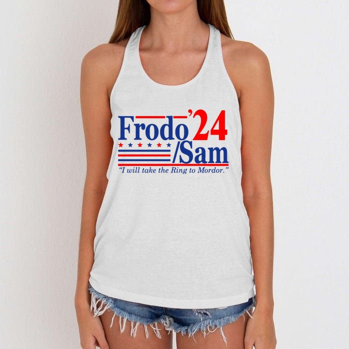 Frodo Sam 2024 Funny Movie Quote Women's Knotted Racerback Tank