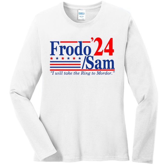 Frodo Sam 2024 Funny Movie Quote Ladies Long Sleeve Shirt