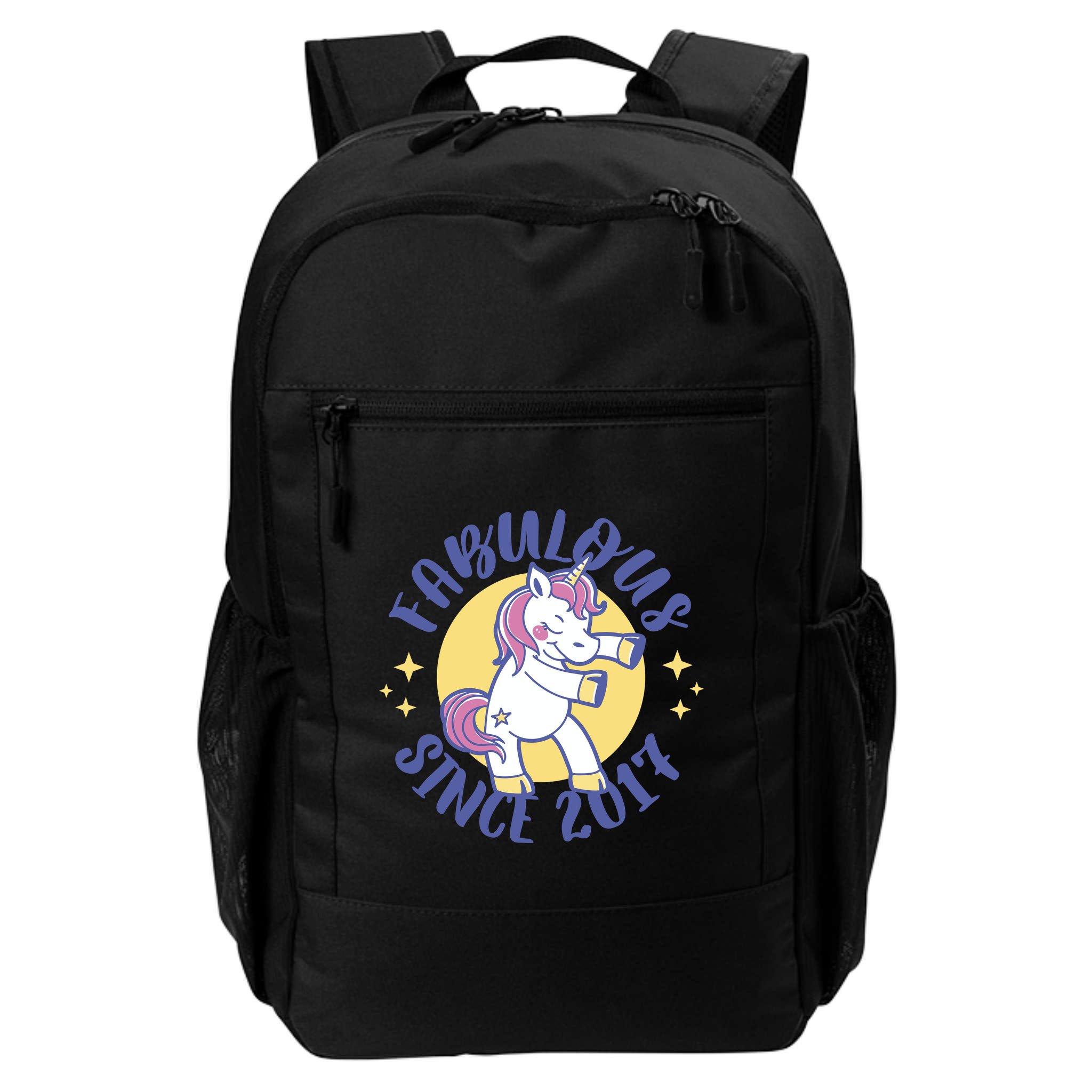Fabulous Since 2017 Unicorn Cute Birthday Backpack