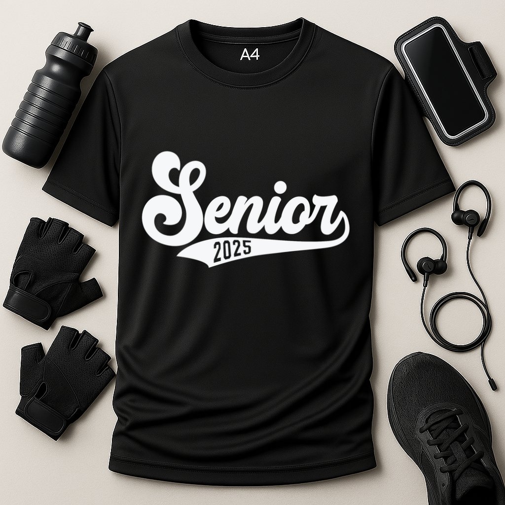 Funny Senior 2025 Cooling Performance Crew T-Shirt