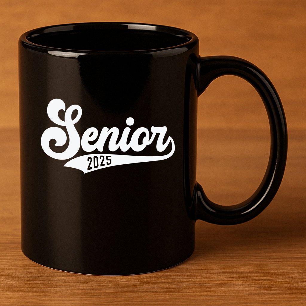 Funny Senior 2025 11oz C Handle Ceramic Mug