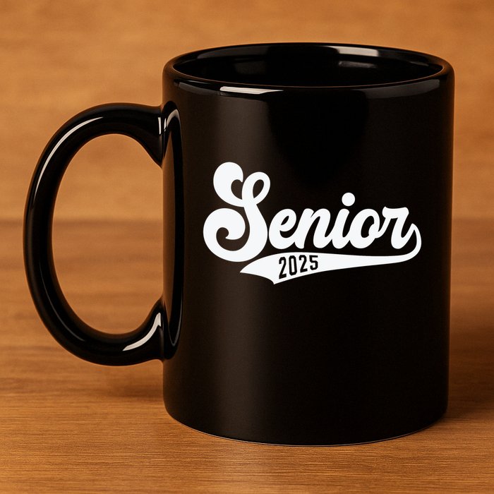 Funny Senior 2025 11oz C Handle Ceramic Mug