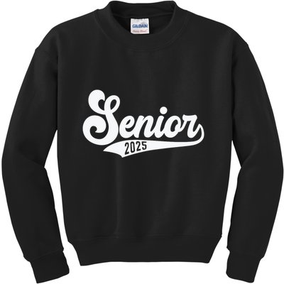 Funny Senior 2025 Kids Sweatshirt