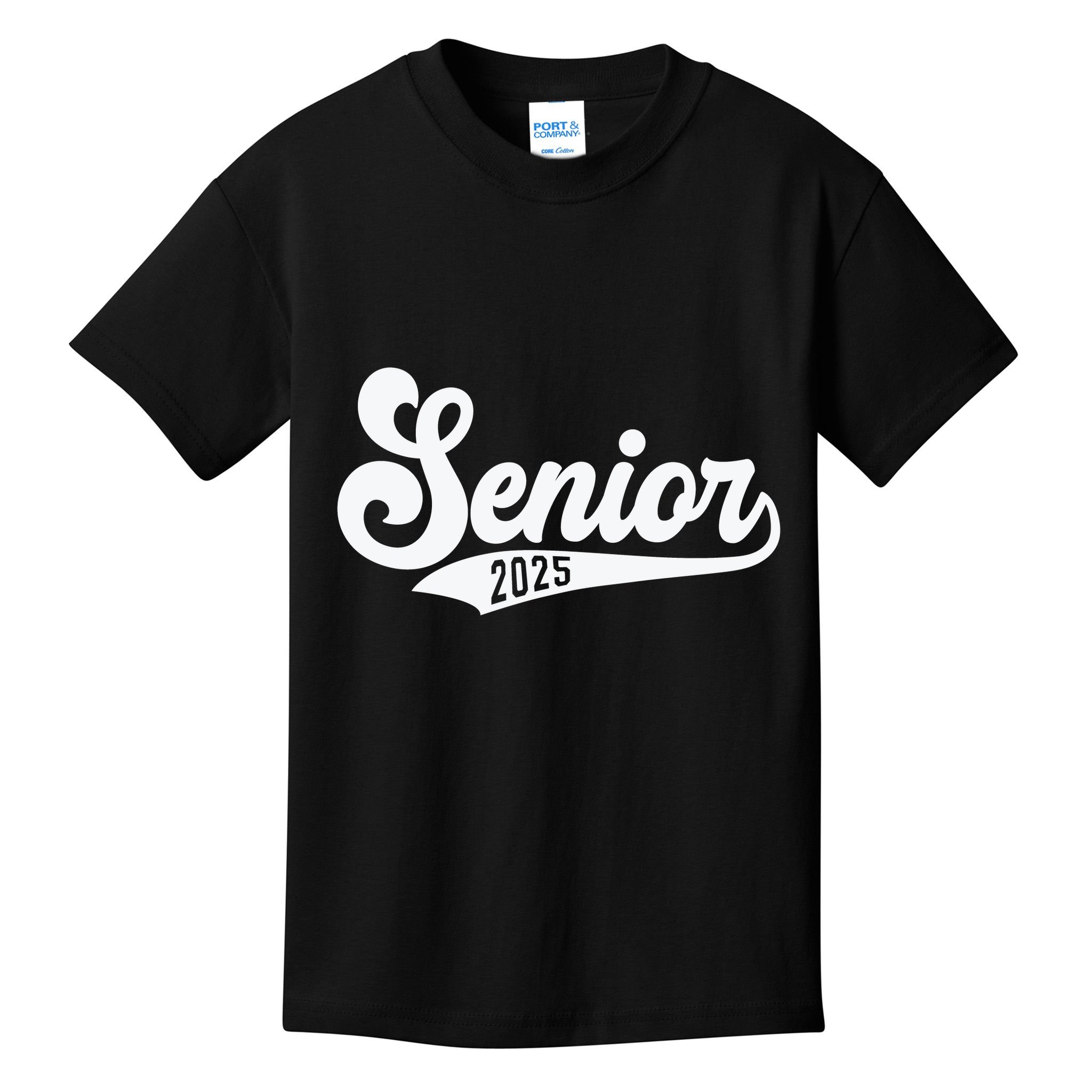Funny Senior 2025 Kids T-Shirt