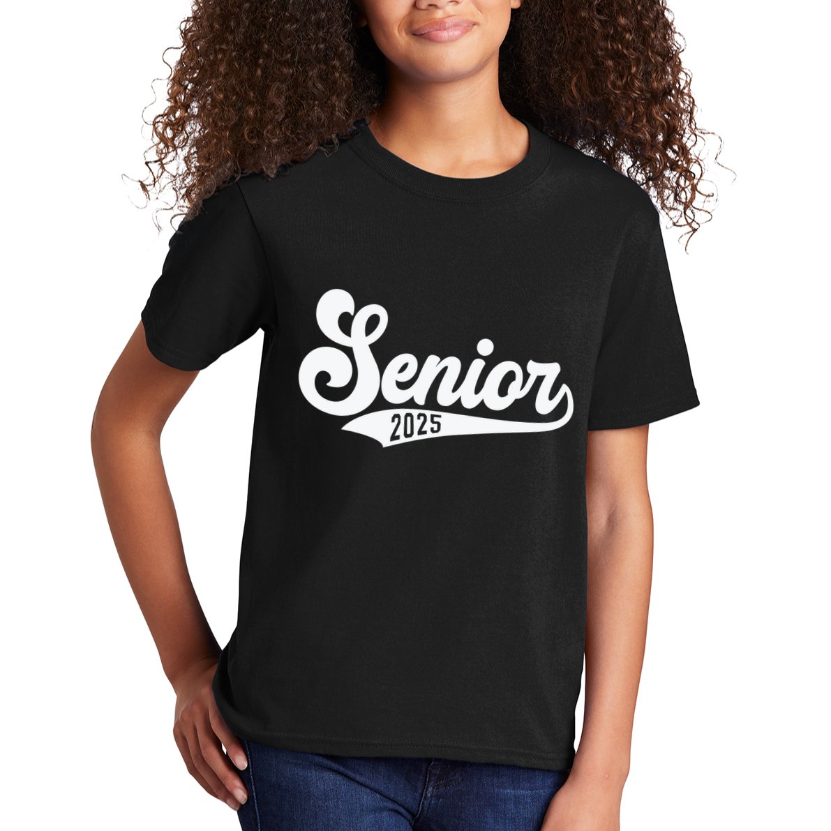 Funny Senior 2025 Kids T-Shirt