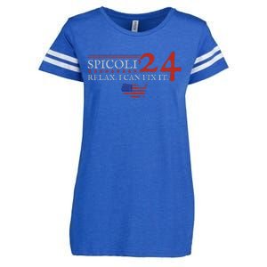 Funny Spicoli 24 Spicoli 2024 Relax I Can Fix It Enza Ladies Jersey Football T-Shirt