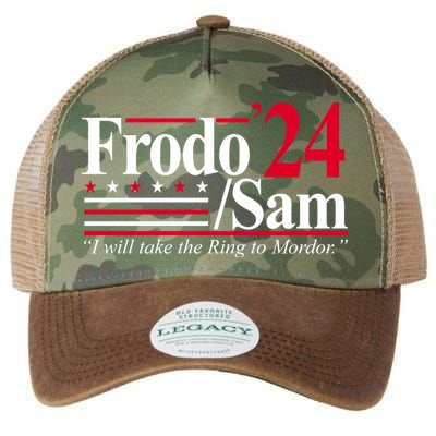 Frodo Sam 2024 I Will Take The Ring To Mordor Legacy Tie Dye Trucker Hat