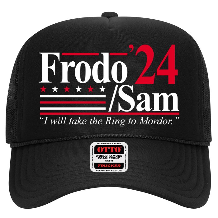 Frodo Sam 2024 I Will Take The Ring To Mordor Trucker Hat