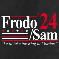Frodo Sam 2024 I Will Take The Ring To Mordor Trucker Hat