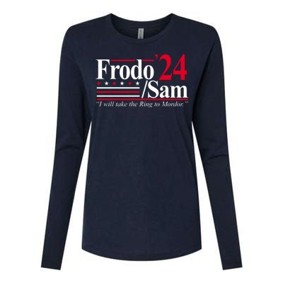 Frodo Sam 2024 I Will Take The Ring To Mordor Womens Cotton Relaxed Long Sleeve T-Shirt