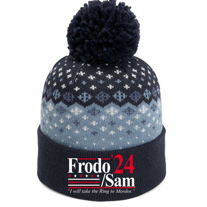 Frodo Sam 2024 I Will Take The Ring To Mordor The Baniff Cuffed Pom Beanie