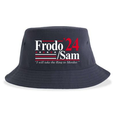 Frodo Sam 2024 I Will Take The Ring To Mordor Sustainable Bucket Hat