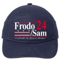 Frodo Sam 2024 I Will Take The Ring To Mordor 7-Panel Snapback Hat