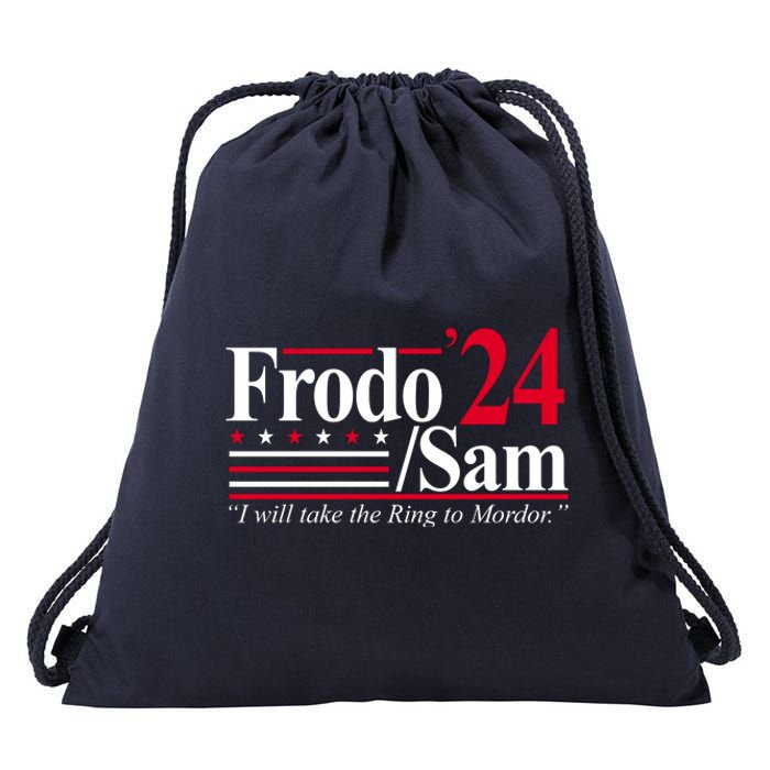 Frodo Sam 2024 I Will Take The Ring To Mordor Drawstring Bag