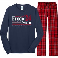 Frodo Sam 2024 I Will Take The Ring To Mordor Long Sleeve Pajama Set