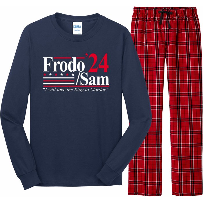 Frodo Sam 2024 I Will Take The Ring To Mordor Long Sleeve Pajama Set