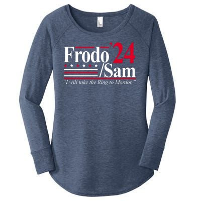 Frodo Sam 2024 I Will Take The Ring To Mordor Women's Perfect Tri Tunic Long Sleeve Shirt