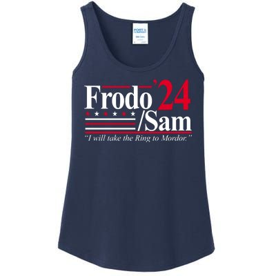 Frodo Sam 2024 I Will Take The Ring To Mordor Ladies Essential Tank