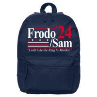 Frodo Sam 2024 I Will Take The Ring To Mordor 16 in Basic Backpack