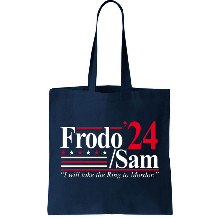 Frodo Sam 2024 I Will Take The Ring To Mordor Tote Bag