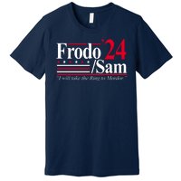 Frodo Sam 2024 I Will Take The Ring To Mordor Premium T-Shirt