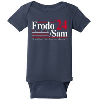 Frodo Sam 2024 I Will Take The Ring To Mordor Baby Bodysuit