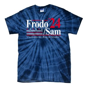 Frodo Sam 2024 I Will Take The Ring To Mordor Tie-Dye T-Shirt