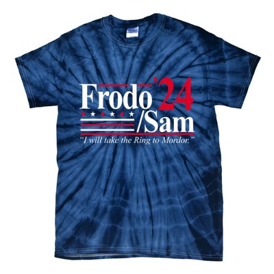 Frodo Sam 2024 I Will Take The Ring To Mordor Tie-Dye T-Shirt