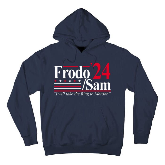 Frodo Sam 2024 I Will Take The Ring To Mordor Tall Hoodie