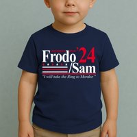 Frodo Sam 2024 I Will Take The Ring To Mordor Toddler T-Shirt
