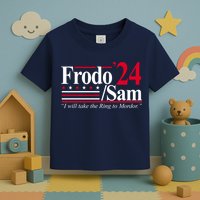 Frodo Sam 2024 I Will Take The Ring To Mordor Toddler T-Shirt
