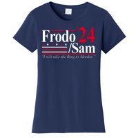 Frodo Sam 2024 I Will Take The Ring To Mordor Women's T-Shirt