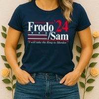 Frodo Sam 2024 I Will Take The Ring To Mordor Womens T-Shirt
