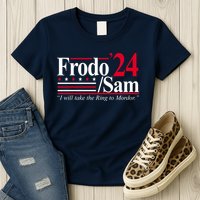 Frodo Sam 2024 I Will Take The Ring To Mordor Womens T-Shirt