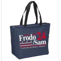 Frodo Sam 2024 I Will Take The Ring To Mordor Zip Tote Bag