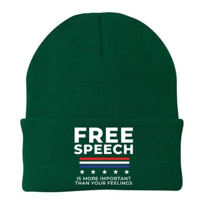 Free Speech Anti Cancel Culture Knit Cap Winter Beanie