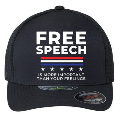 Free Speech Anti Cancel Culture Flexfit Unipanel Trucker Cap