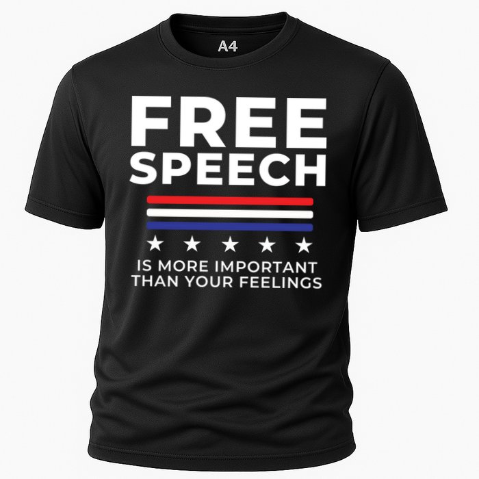 Free Speech Anti Cancel Culture Cooling Performance Crew T-Shirt