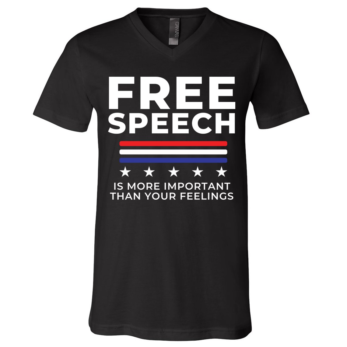 Free Speech Anti Cancel Culture V-Neck T-Shirt