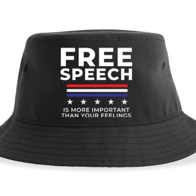 Free Speech Anti Cancel Culture Sustainable Bucket Hat