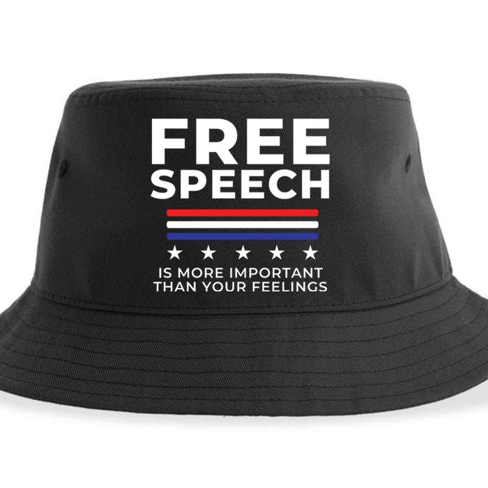 Free Speech Anti Cancel Culture Sustainable Bucket Hat